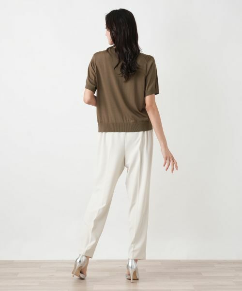 Leilian PLUS HOUSE / レリアンプラスハウス ニット・セーター | 猫モチーフクルーネックニット【NEMIKA】 | 詳細3