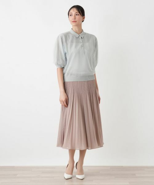 Leilian PLUS HOUSE / レリアンプラスハウス ニット・セーター | ポロニット【NEMIKA】 | 詳細1