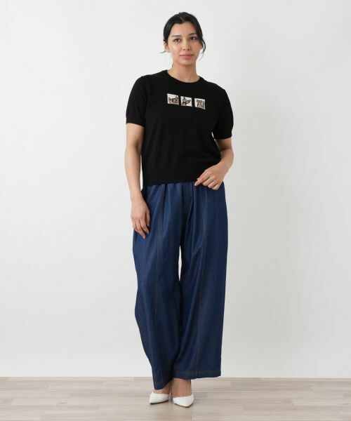 Leilian PLUS HOUSE / レリアンプラスハウス ニット・セーター | ニットタイプ【NEMIKA】 | 詳細1