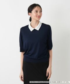 Leilian PLUS HOUSE / レリアンプラスハウス ニット・セーター | ニットプルオーバー【NEMIKA】