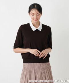 Leilian PLUS HOUSE / レリアンプラスハウス ニット・セーター | ニットプルオーバー【NEMIKA】