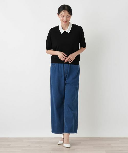 Leilian PLUS HOUSE / レリアンプラスハウス ニット・セーター | ニットプルオーバー【NEMIKA】 | 詳細1