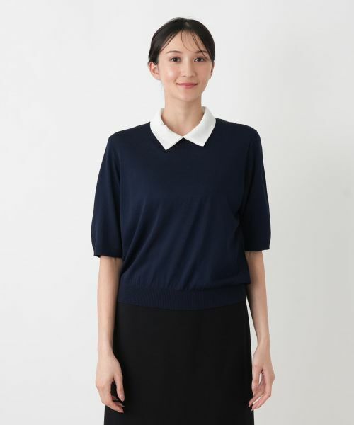 Leilian PLUS HOUSE / レリアンプラスハウス ニット・セーター | ニットプルオーバー【NEMIKA】 | 詳細10