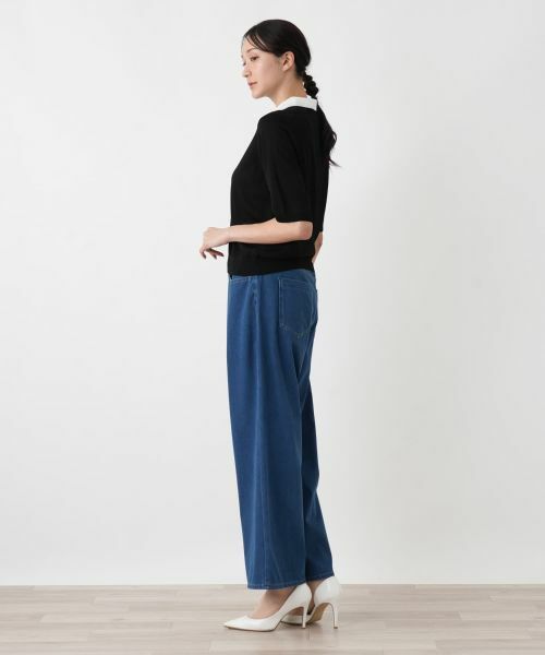 Leilian PLUS HOUSE / レリアンプラスハウス ニット・セーター | ニットプルオーバー【NEMIKA】 | 詳細2