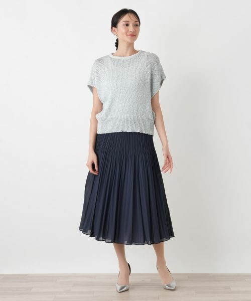 Leilian PLUS HOUSE / レリアンプラスハウス テーラードジャケット | ニットプルオーバーベスト【NEMIKA】 | 詳細1