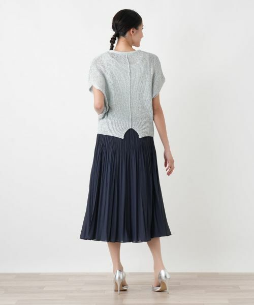 Leilian PLUS HOUSE / レリアンプラスハウス テーラードジャケット | ニットプルオーバーベスト【NEMIKA】 | 詳細3