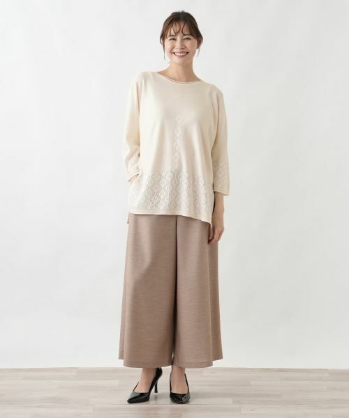 Leilian PLUS HOUSE / レリアンプラスハウス ニット・セーター | セーター【CINZIA CALDI】 | 詳細1