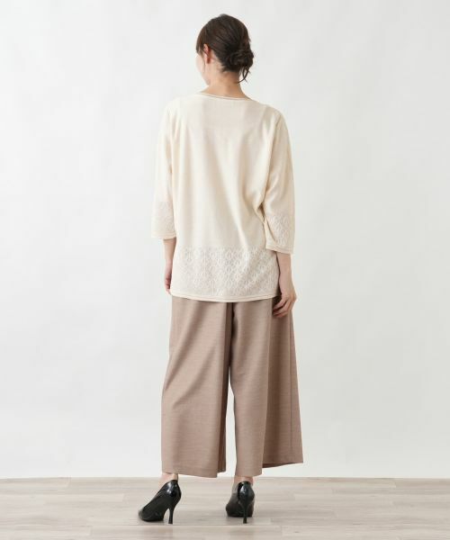 Leilian PLUS HOUSE / レリアンプラスハウス ニット・セーター | セーター【CINZIA CALDI】 | 詳細3