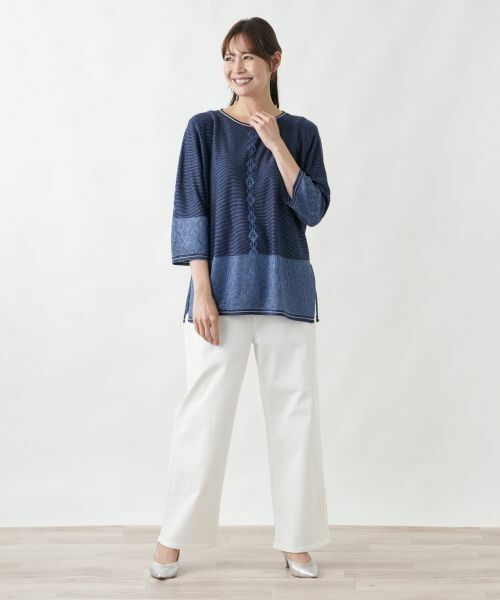 Leilian PLUS HOUSE / レリアンプラスハウス ニット・セーター | セーター【CINZIA CALDI】 | 詳細4