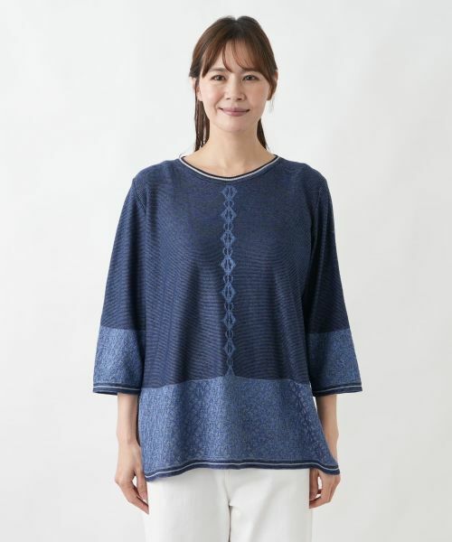 Leilian PLUS HOUSE / レリアンプラスハウス ニット・セーター | セーター【CINZIA CALDI】 | 詳細7