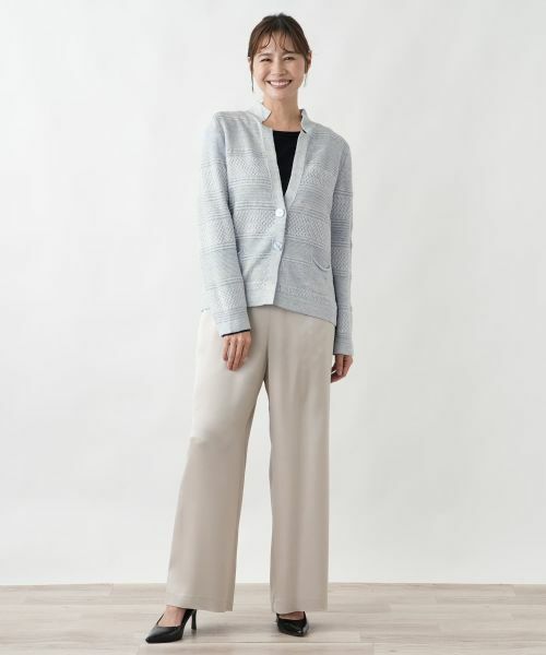 Leilian PLUS HOUSE / レリアンプラスハウス カーディガン・ボレロ | カーディガン【CINZIA CALDI】 | 詳細1