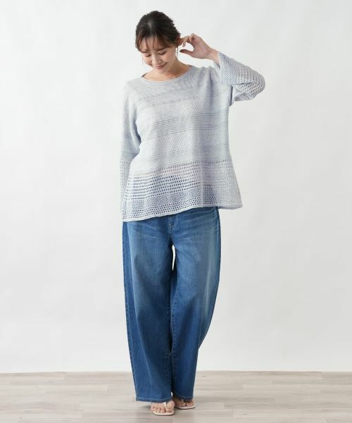 Leilian PLUS HOUSE / レリアンプラスハウス ニット・セーター | セーター【CINZIA CALDI】 | 詳細1