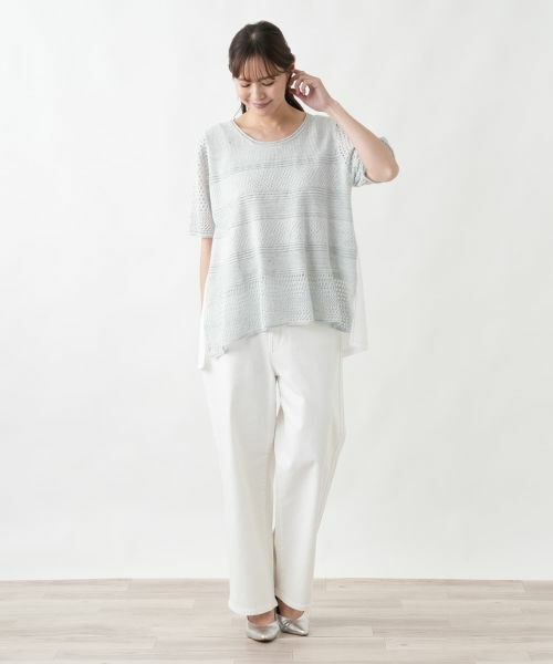 Leilian PLUS HOUSE / レリアンプラスハウス ニット・セーター | セーター【CINZIA CALDI】 | 詳細1