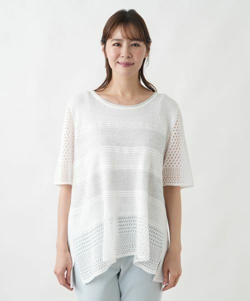 Leilian PLUS HOUSE / レリアンプラスハウス ニット・セーター | セーター【CINZIA CALDI】 | 詳細7