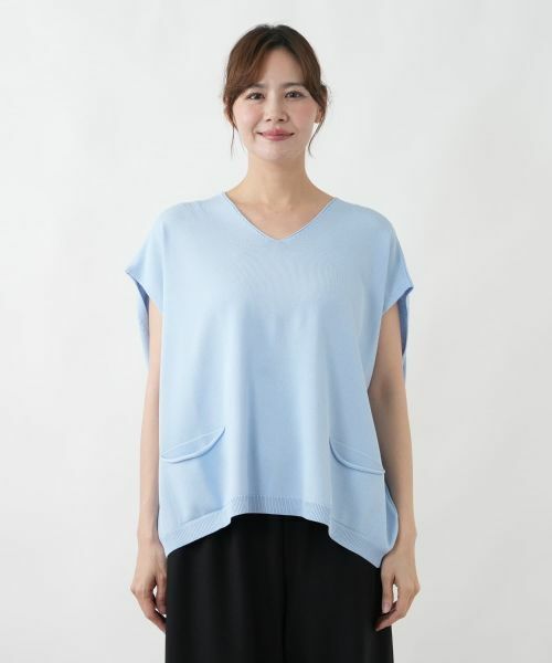 Leilian PLUS HOUSE / レリアンプラスハウス テーラードジャケット | ベスト【BIANCO&BLU】 | 詳細7