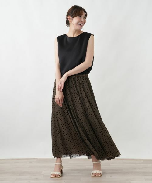 Leilian PLUS HOUSE / レリアンプラスハウス ミニ・ひざ丈スカート | スカート【BOURGE】 | 詳細1