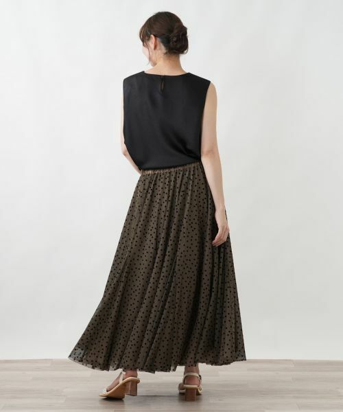 Leilian PLUS HOUSE / レリアンプラスハウス ミニ・ひざ丈スカート | スカート【BOURGE】 | 詳細3