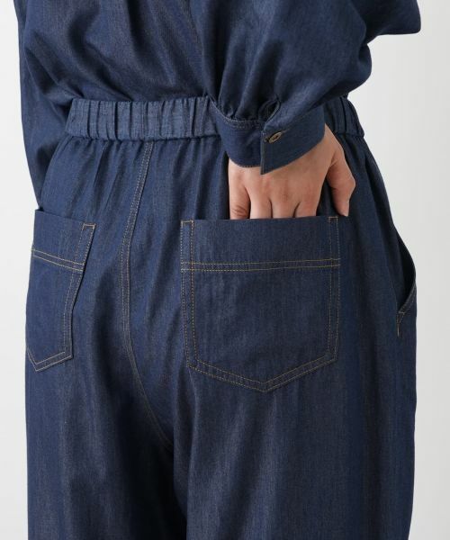 Leilian PLUS HOUSE / レリアンプラスハウス その他パンツ | デニム調 センターシームワイドパンツ【NEMIKA】 | 詳細8