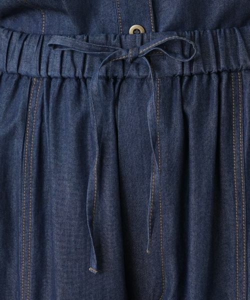 Leilian PLUS HOUSE / レリアンプラスハウス その他パンツ | デニム調 センターシームワイドパンツ【NEMIKA】 | 詳細9