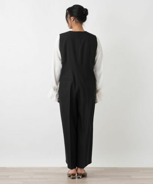 Leilian PLUS HOUSE / レリアンプラスハウス その他パンツ | ダブルブレストワイドオールインワン【NEMIKA】 | 詳細9