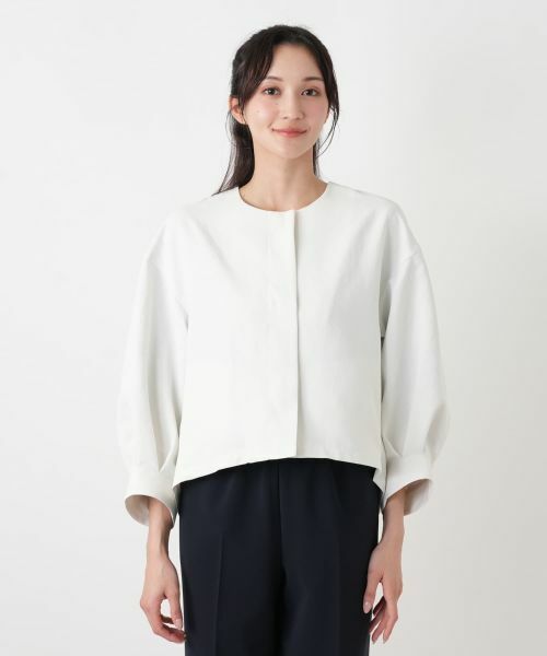 Leilian PLUS HOUSE / レリアンプラスハウス テーラードジャケット | ノーカラージャケット【NEMIKA】 | 詳細10