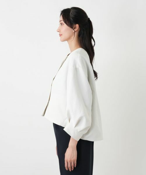 Leilian PLUS HOUSE / レリアンプラスハウス テーラードジャケット | ノーカラージャケット【NEMIKA】 | 詳細11