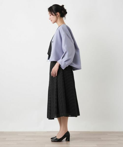 Leilian PLUS HOUSE / レリアンプラスハウス テーラードジャケット | ノーカラージャケット【NEMIKA】 | 詳細5