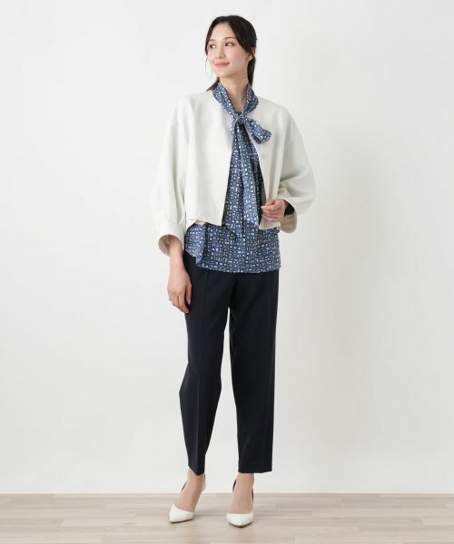 Leilian PLUS HOUSE / レリアンプラスハウス テーラードジャケット | ノーカラージャケット【NEMIKA】 | 詳細7