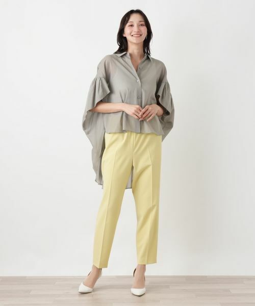 Leilian PLUS HOUSE / レリアンプラスハウス シャツ・ブラウス | デザインスリーブブラウス【NEMIKA】 | 詳細1