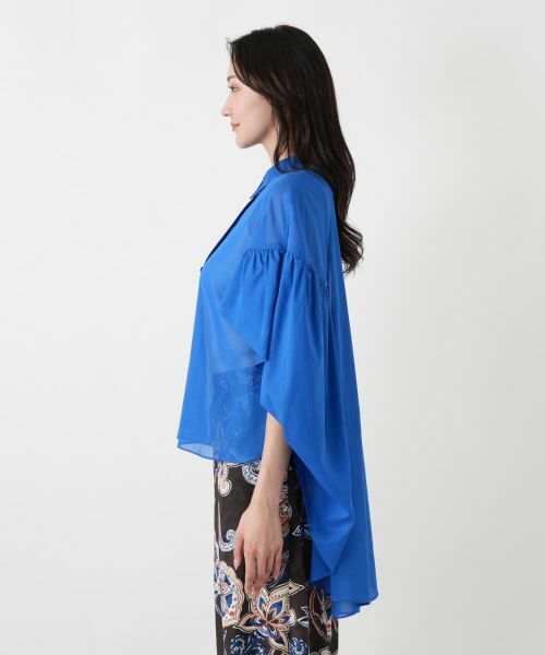 Leilian PLUS HOUSE / レリアンプラスハウス シャツ・ブラウス | デザインスリーブブラウス【NEMIKA】 | 詳細11