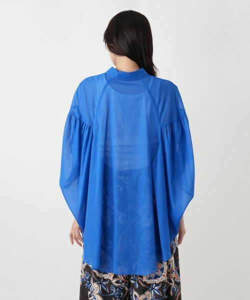 Leilian PLUS HOUSE / レリアンプラスハウス シャツ・ブラウス | デザインスリーブブラウス【NEMIKA】 | 詳細12