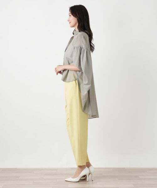 Leilian PLUS HOUSE / レリアンプラスハウス シャツ・ブラウス | デザインスリーブブラウス【NEMIKA】 | 詳細2