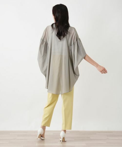 Leilian PLUS HOUSE / レリアンプラスハウス シャツ・ブラウス | デザインスリーブブラウス【NEMIKA】 | 詳細3