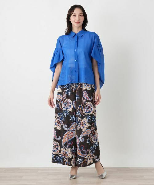 Leilian PLUS HOUSE / レリアンプラスハウス シャツ・ブラウス | デザインスリーブブラウス【NEMIKA】 | 詳細7