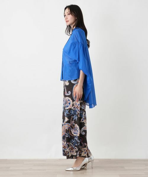 Leilian PLUS HOUSE / レリアンプラスハウス シャツ・ブラウス | デザインスリーブブラウス【NEMIKA】 | 詳細8