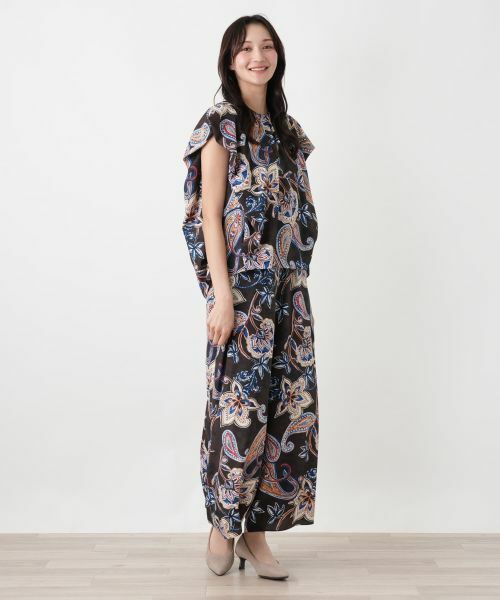 Leilian PLUS HOUSE / レリアンプラスハウス シャツ・ブラウス | ペイズリープリントブラウス【NEMIKA】 | 詳細1