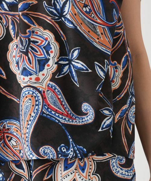 Leilian PLUS HOUSE / レリアンプラスハウス シャツ・ブラウス | ペイズリープリントブラウス【NEMIKA】 | 詳細10