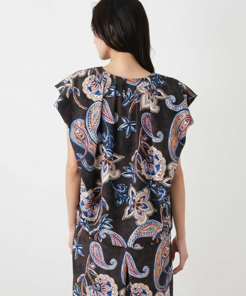 Leilian PLUS HOUSE / レリアンプラスハウス シャツ・ブラウス | ペイズリープリントブラウス【NEMIKA】 | 詳細6