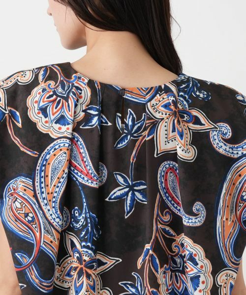 Leilian PLUS HOUSE / レリアンプラスハウス シャツ・ブラウス | ペイズリープリントブラウス【NEMIKA】 | 詳細8