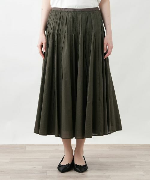 Leilian PLUS HOUSE / レリアンプラスハウス ミニ・ひざ丈スカート | 洗えるスカート | 詳細11