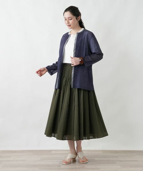 Leilian PLUS HOUSE / レリアンプラスハウス ミニ・ひざ丈スカート | 洗えるスカート | 詳細6