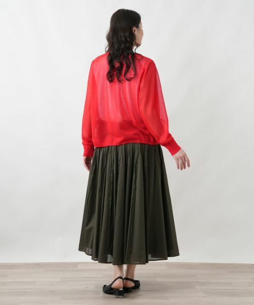 Leilian PLUS HOUSE / レリアンプラスハウス ミニ・ひざ丈スカート | 洗えるスカート | 詳細9