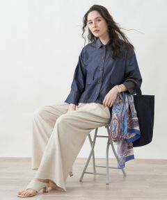 Leilian PLUS HOUSE / レリアンプラスハウス その他パンツ | セミワイドパンツ