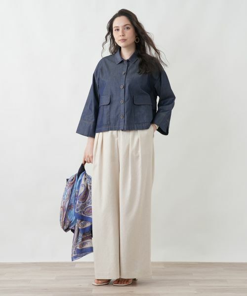 Leilian PLUS HOUSE / レリアンプラスハウス その他パンツ | セミワイドパンツ | 詳細1