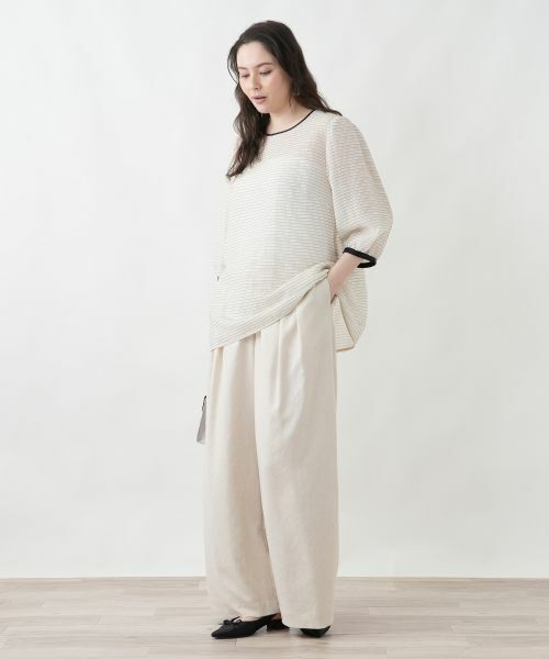 Leilian PLUS HOUSE / レリアンプラスハウス その他パンツ | セミワイドパンツ | 詳細13