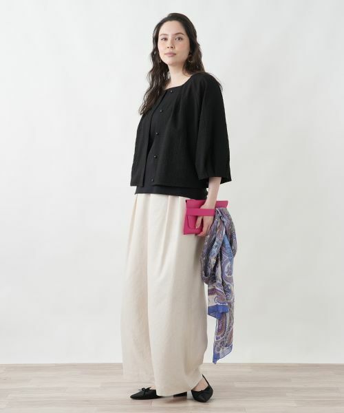 Leilian PLUS HOUSE / レリアンプラスハウス その他パンツ | セミワイドパンツ | 詳細7