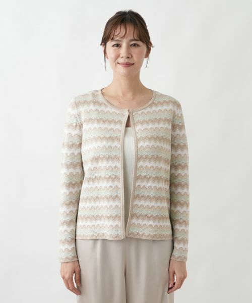 Leilian PLUS HOUSE / レリアンプラスハウス カーディガン・ボレロ | カーディガン【BLUBIANCO】 | 詳細4