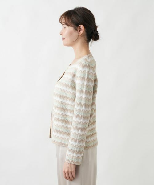 Leilian PLUS HOUSE / レリアンプラスハウス カーディガン・ボレロ | カーディガン【BLUBIANCO】 | 詳細5