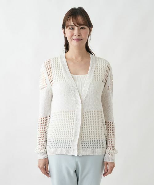 Leilian PLUS HOUSE / レリアンプラスハウス カーディガン・ボレロ | カーディガン【BLUBIANCO】 | 詳細7