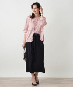 Leilian PLUS HOUSE / レリアンプラスハウス ミニ・ひざ丈スカート | タイトスカート【Leilian WHITE LABEL】